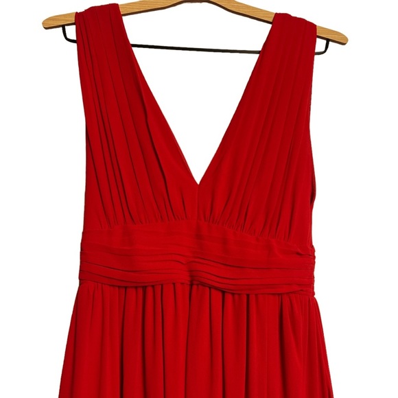 Lulu’s Heavenly Hues Red Maxi Dress Medium (sz 6-8) - Picture 4 of 10